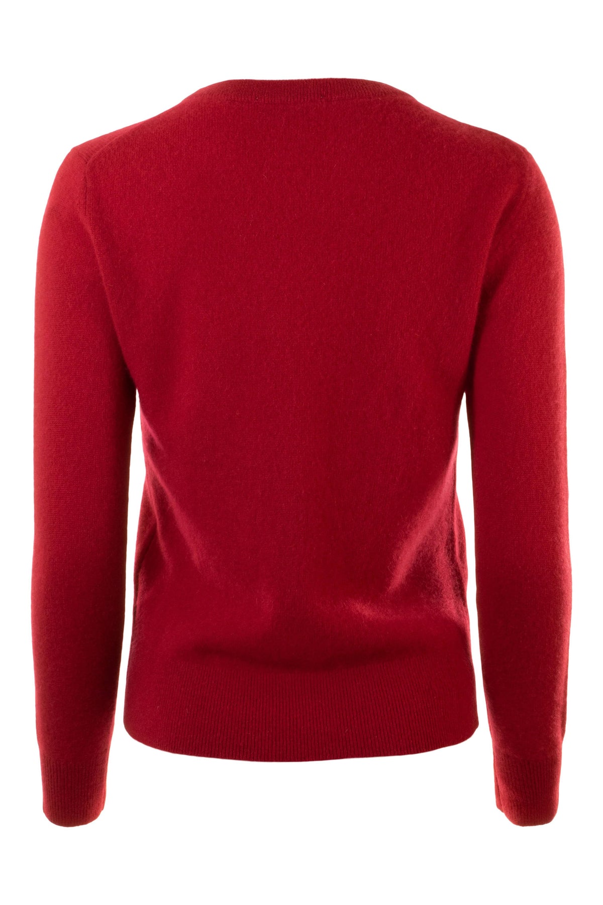 Misty Grey Heather Cashmere Crewneck Q7209
