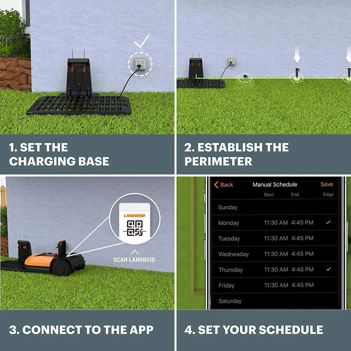 20V Robotic Lawn Mower P48458