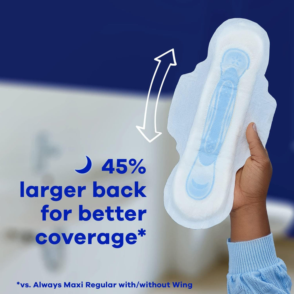 72 Count Unscented Overnight Pads with Wings D74427