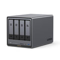 4-Bay Desktop NAS with Intel Pentium Gold 8505 CPU, 8GB DDR5 RAM, 128G SSD, 10GbE, 2.5GbE, M.2 NVMe Slots, 4K HDMI L397566