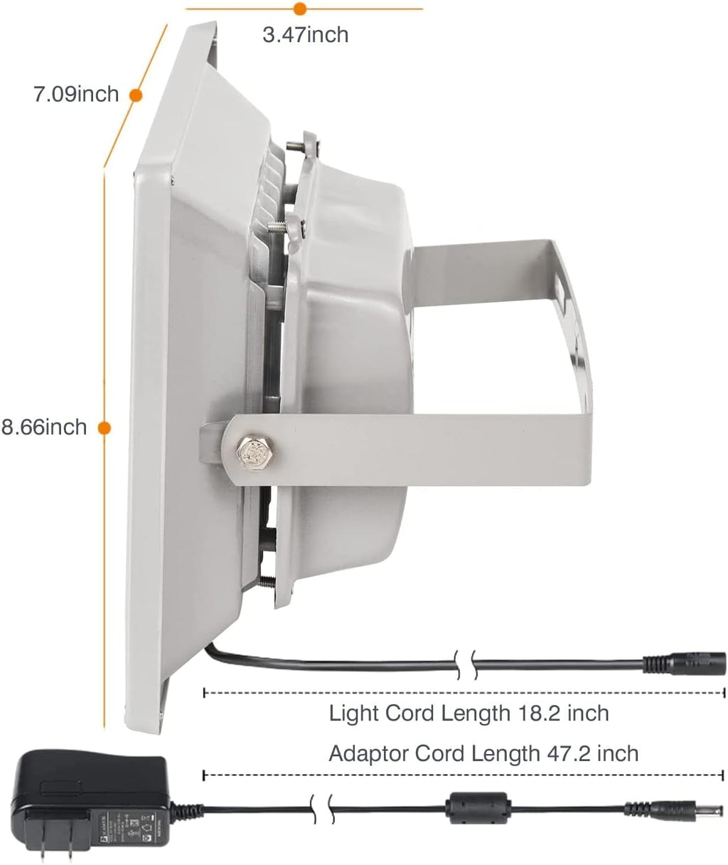 IR Illuminator 850nm 30-LEDs Waterproof Metal Housing L53893