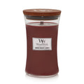 Smoked Walnut & Maple Large Hourglass Candle D173