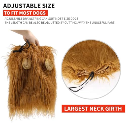 Dog Lion Mane Headwear E703