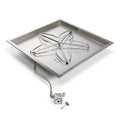 30x22 Square Pan Fire Pit Insert Kit 65K BTU Natural Gas Propane R25008