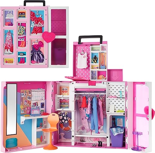 Barbie Dream Closet Playset with 35+ Doll Clothes & Accessories Q2424