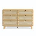 Wooden 6 Drawer Dresser Y704