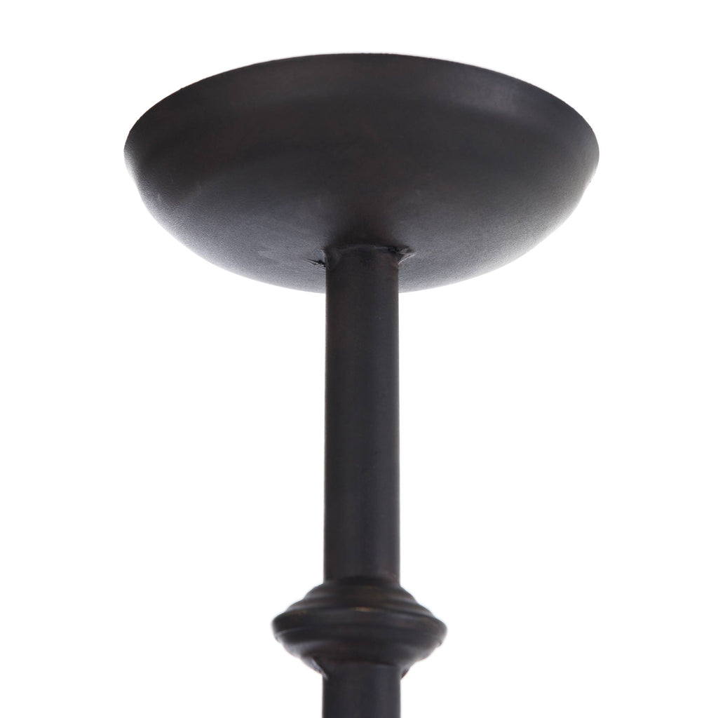 Dark Bronze Brass Metal Candle Holder N37535