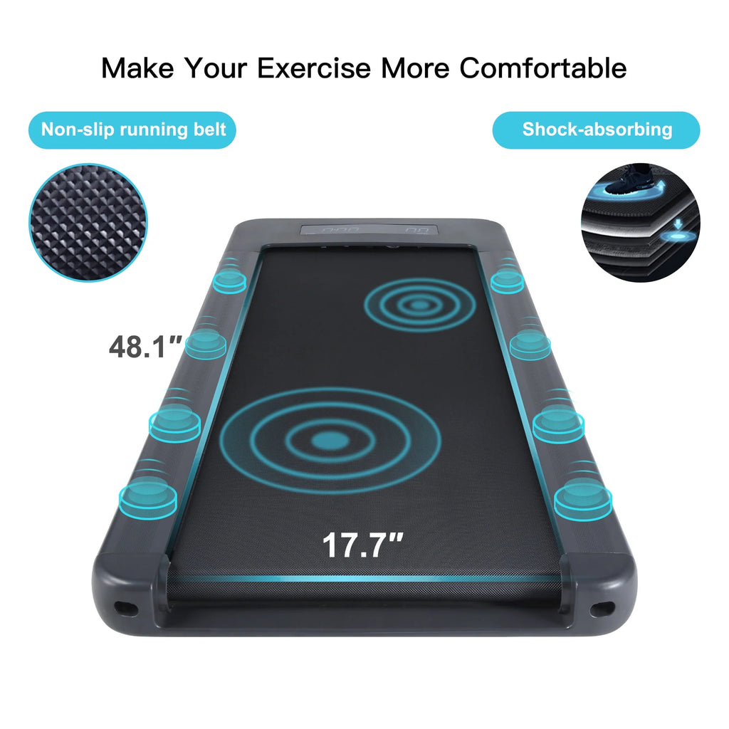 Under Desk Treadmill with LED Display and Remote Control X371193
