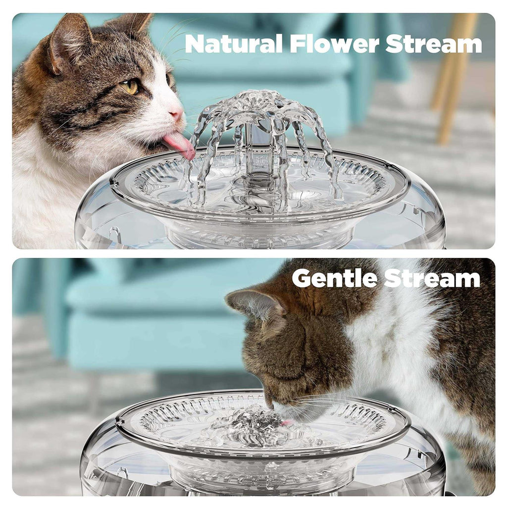 Automatic Cat Water Fountain 81oz/2.3L LED Light L8368