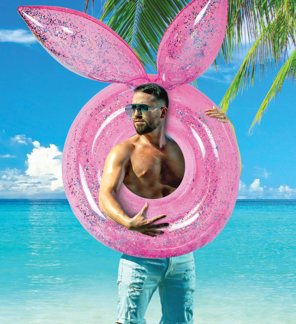 Inflatable Bunny Pool Float Tubes 3 Pack F6468