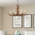Brown Antler Ceiling Chandelier D566