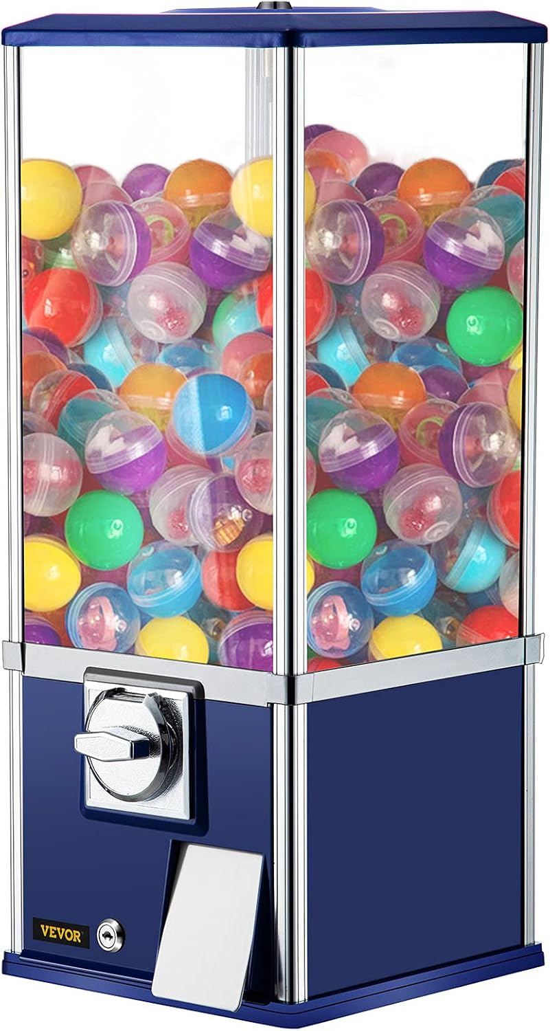 25.2 Height Blue Candy Gumball Vending Machine X2798
