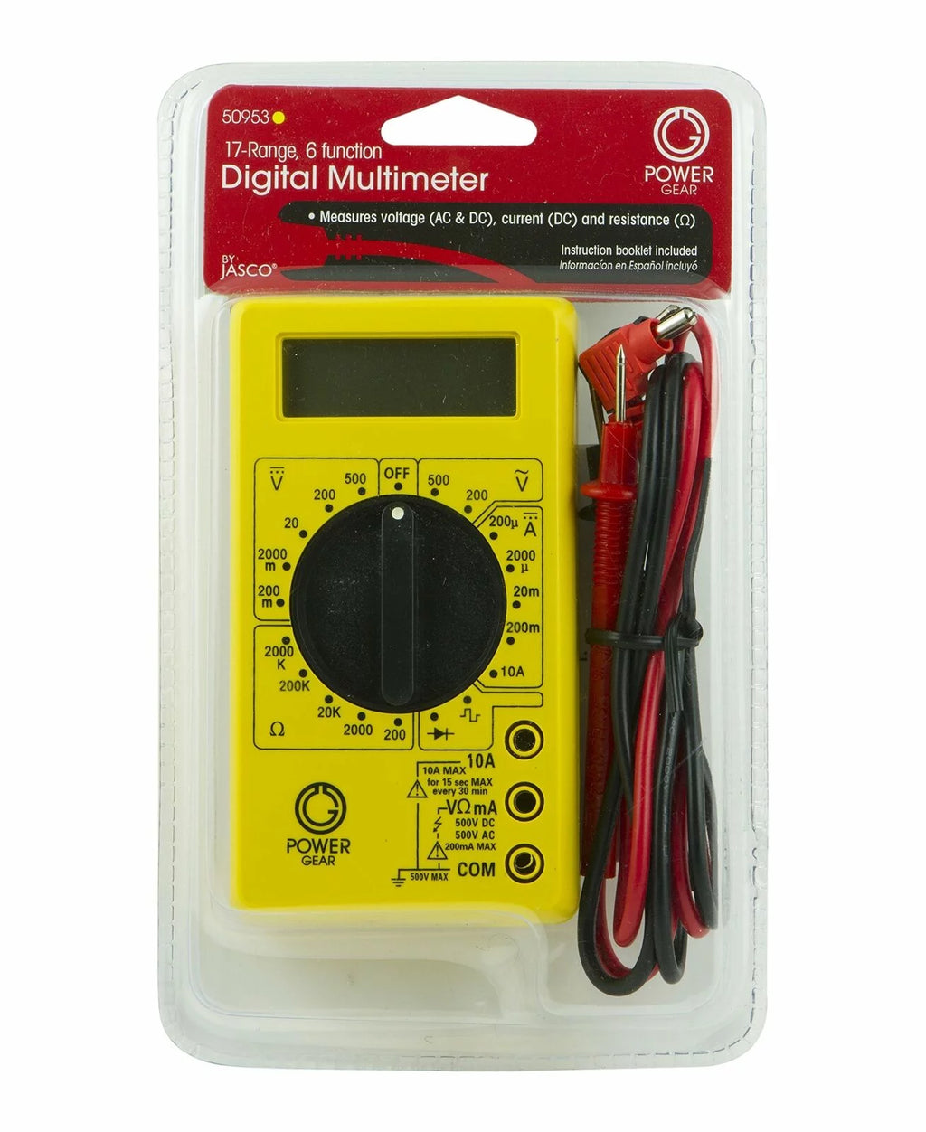 17 Range 6-Function Non-Recording Digital Multimeter D25495