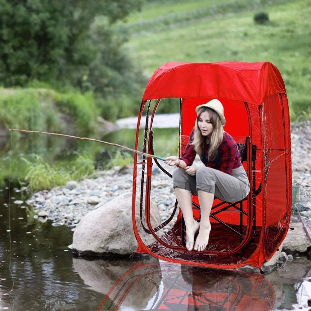 Outdoor Sport Events Watching Tent Fishing Canopy Single Portable Pop-up 1 Person Tent for Camping Beach Z90349
