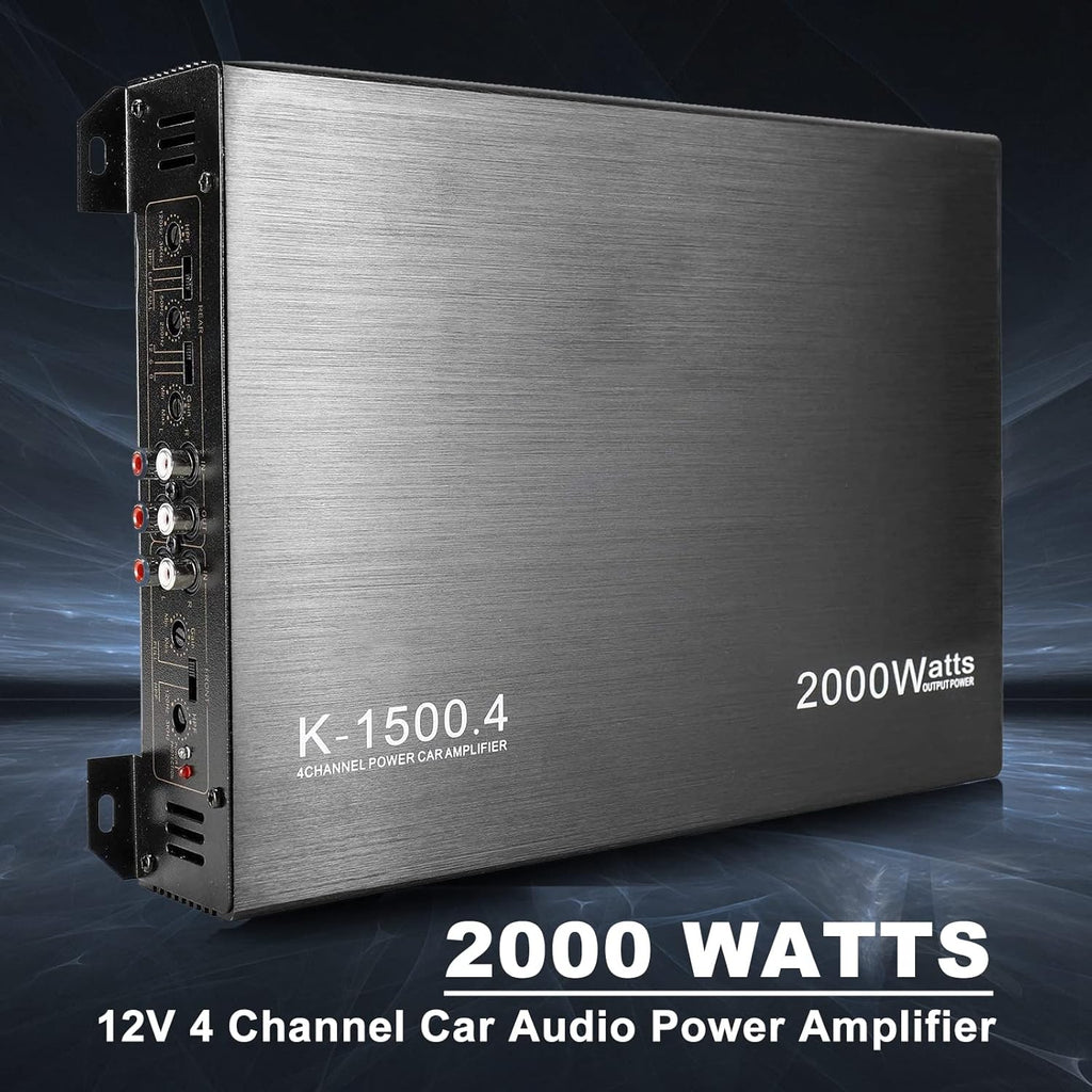 2000W 4 Channel Car Audio Amplifier J6658