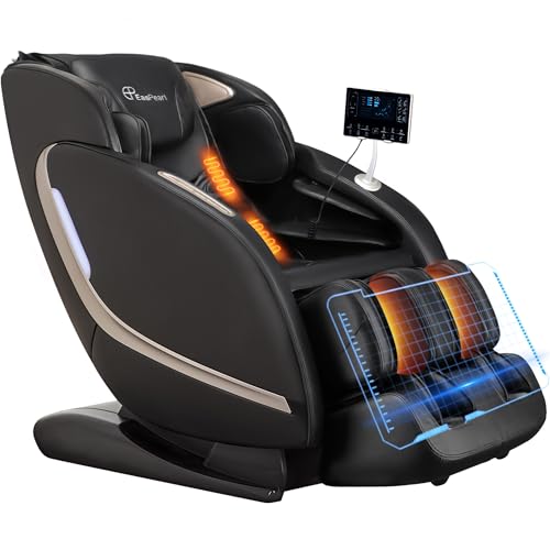 4D Zero Gravity SL Track Shiatsu Massage Chair with Heat U123