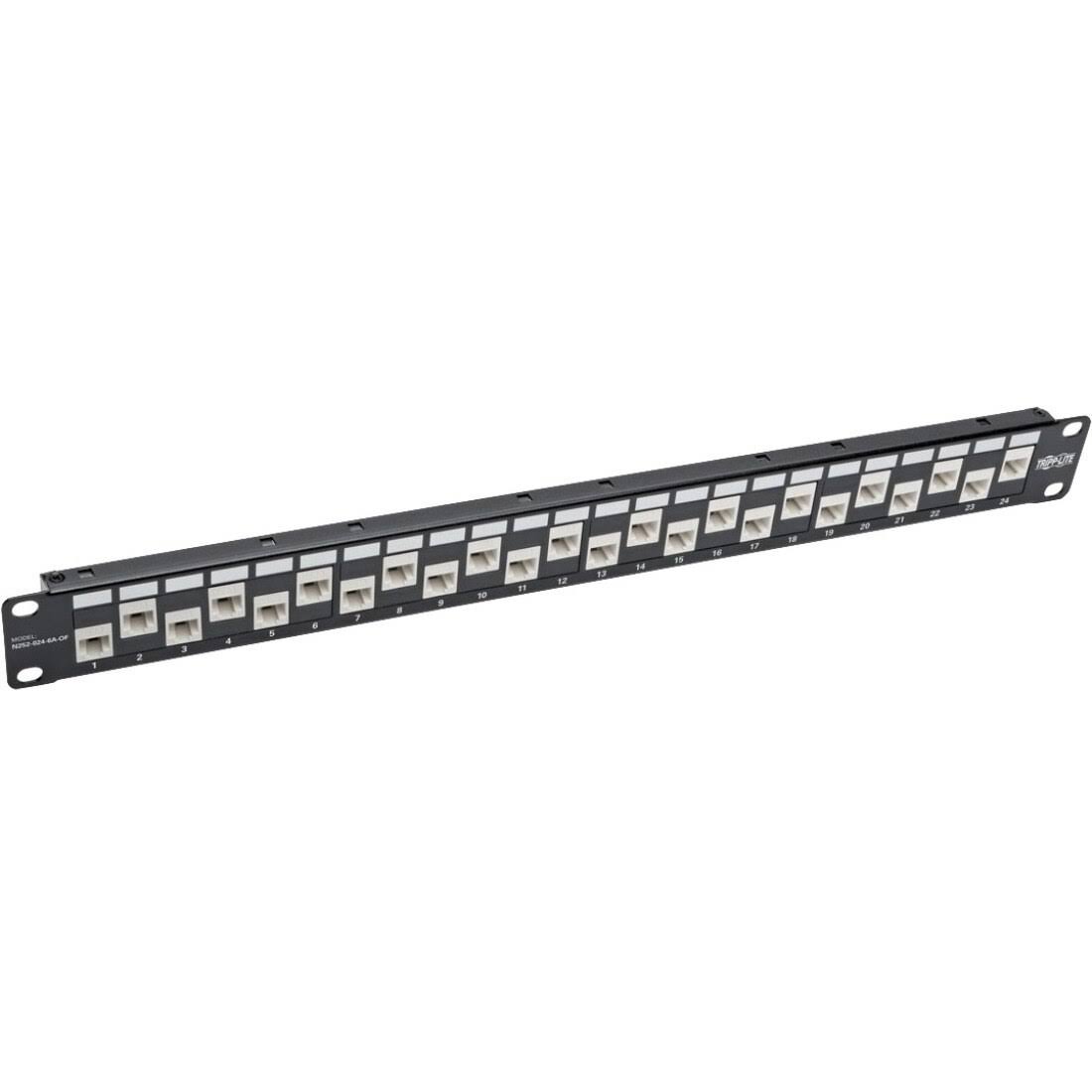 24-Port Cat6a Cat6 Cat5e Patch Panel Q23648