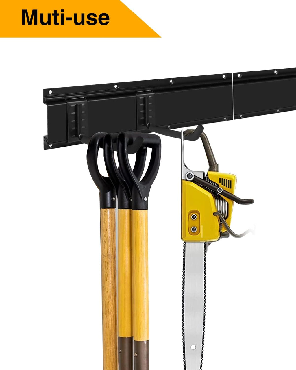 64INCH 4 Rail Aluminum Steel Wall Mount Tool Organizer, Pack of 2 R55788