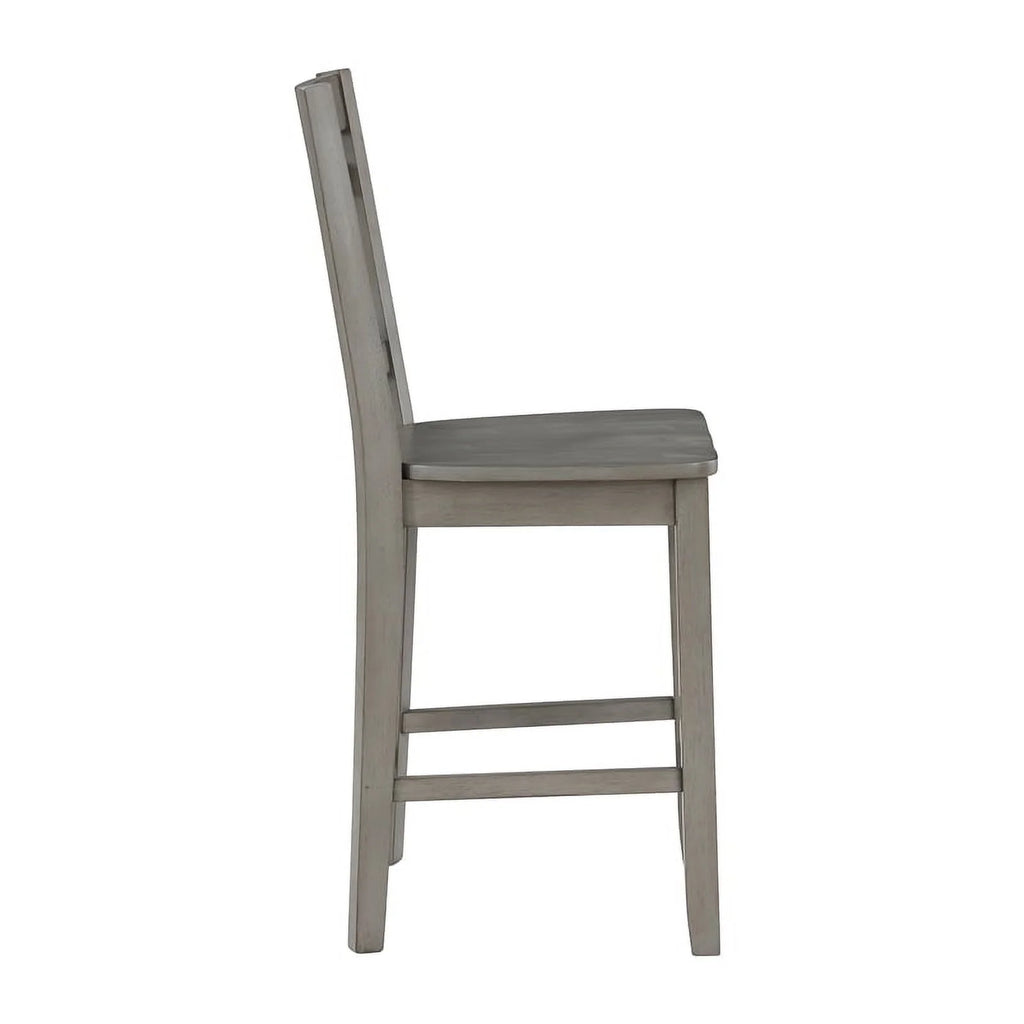 Gray Wood 5-Piece Counter Height Dining Set M551