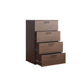 Farmhouse Wood Chest with Four Drawers in Brown X323