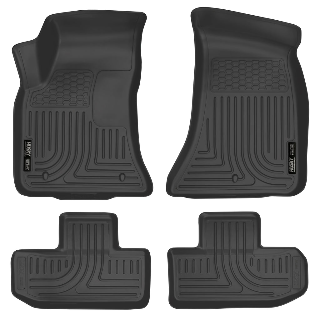 Black Front & 2nd Seat Floor Mats N641
