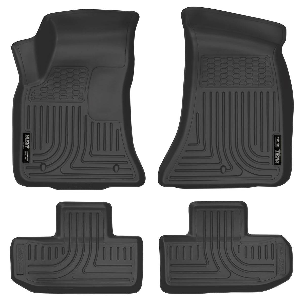 Black Front & 2nd Seat Floor Mats N641
