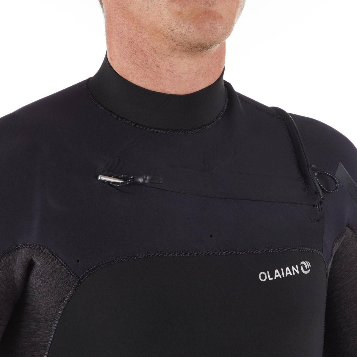 Black 4/3 mm Neoprene Surfing Wetsuit G76582