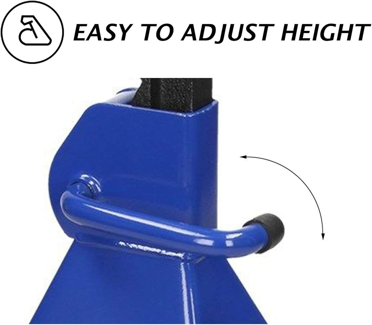Jack Stands Set of 4PCS, Heavy Duty Steel Adjustable Height 6 Ton E487384