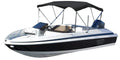 3 Bow Bimini Top Boat Cover 600D Canvas, 1” Aluminum Frame, Storage Boot, 46" H B880