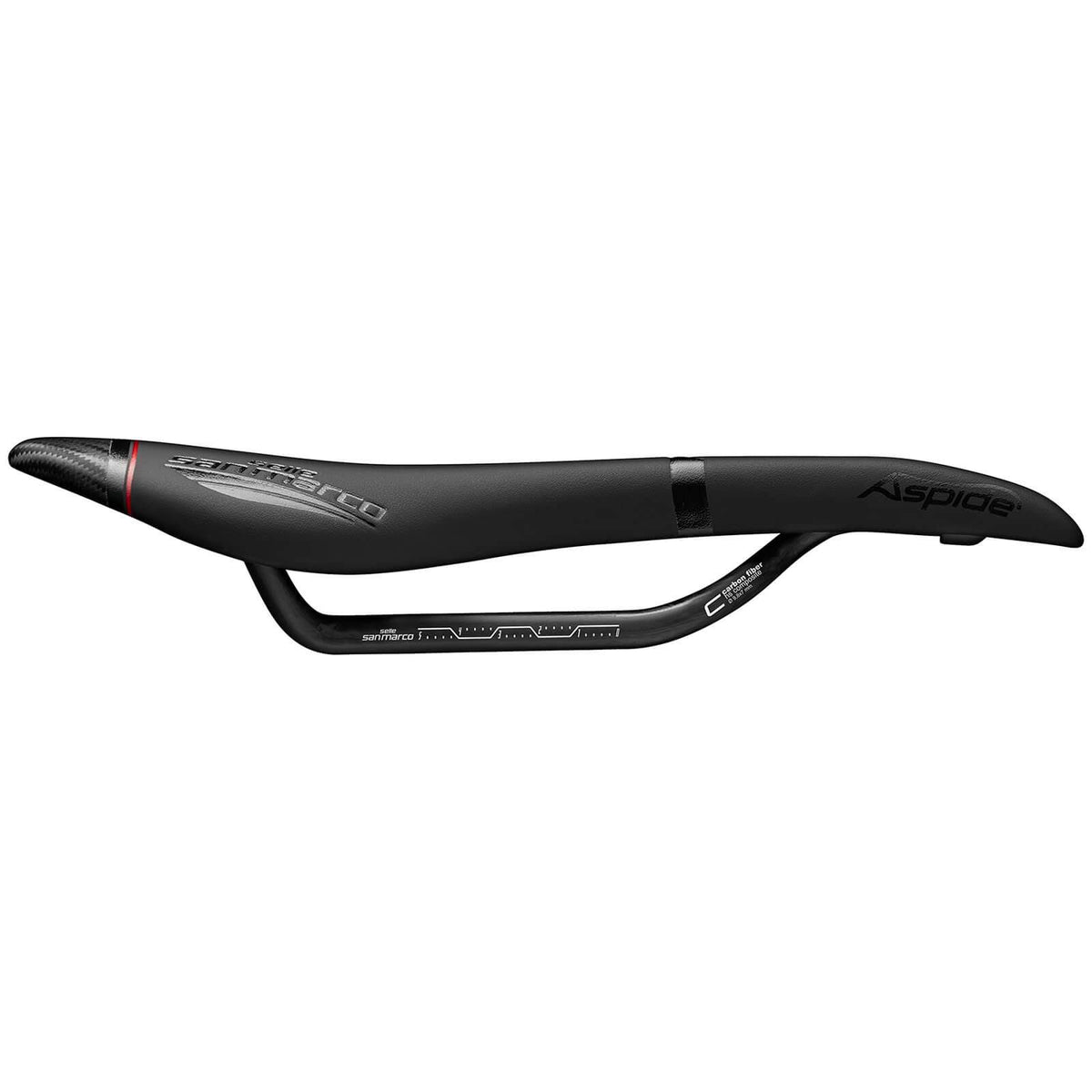 Black Wide Carbon Saddle B191