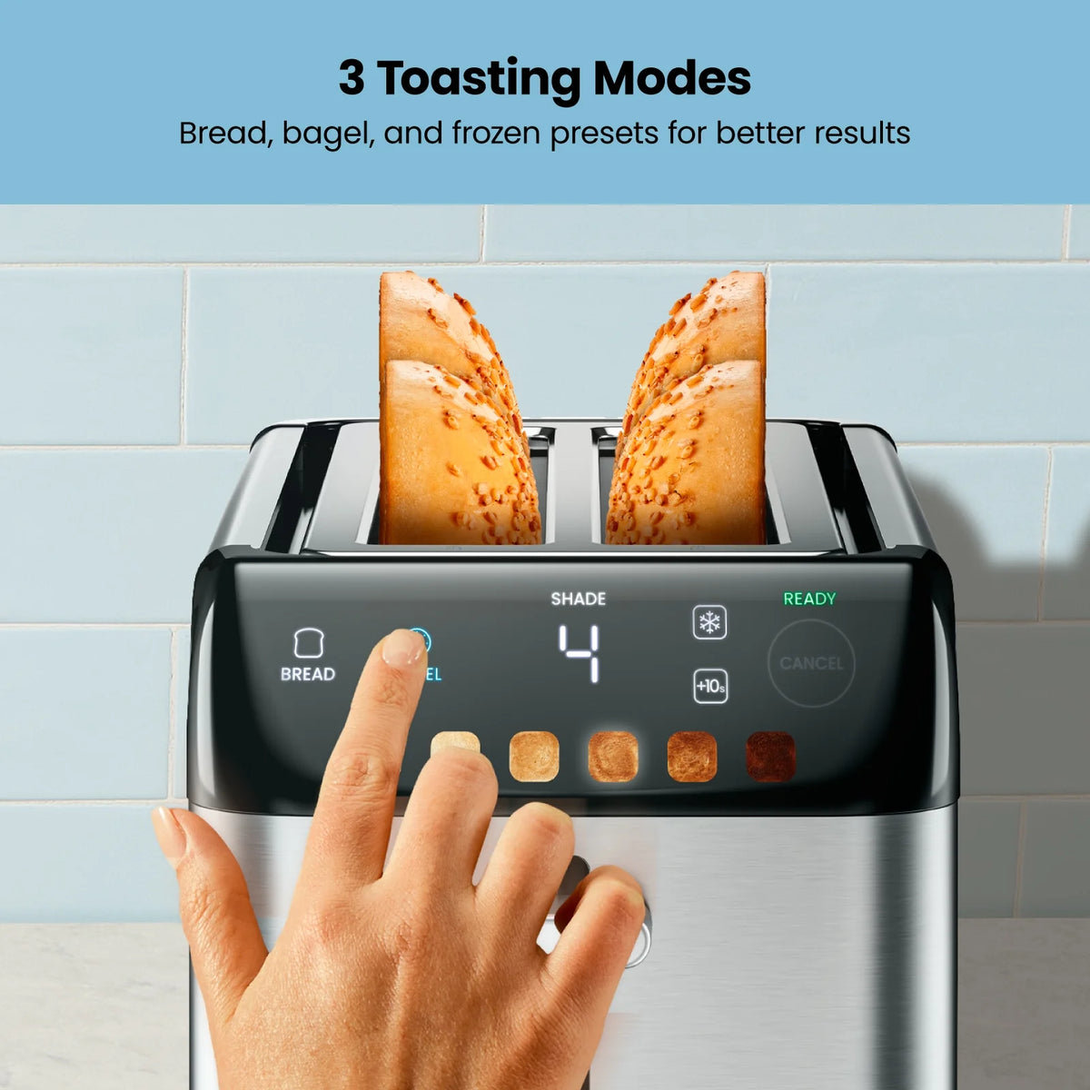4 Slice Digital Toaster with Extra-Wide Slots N7460