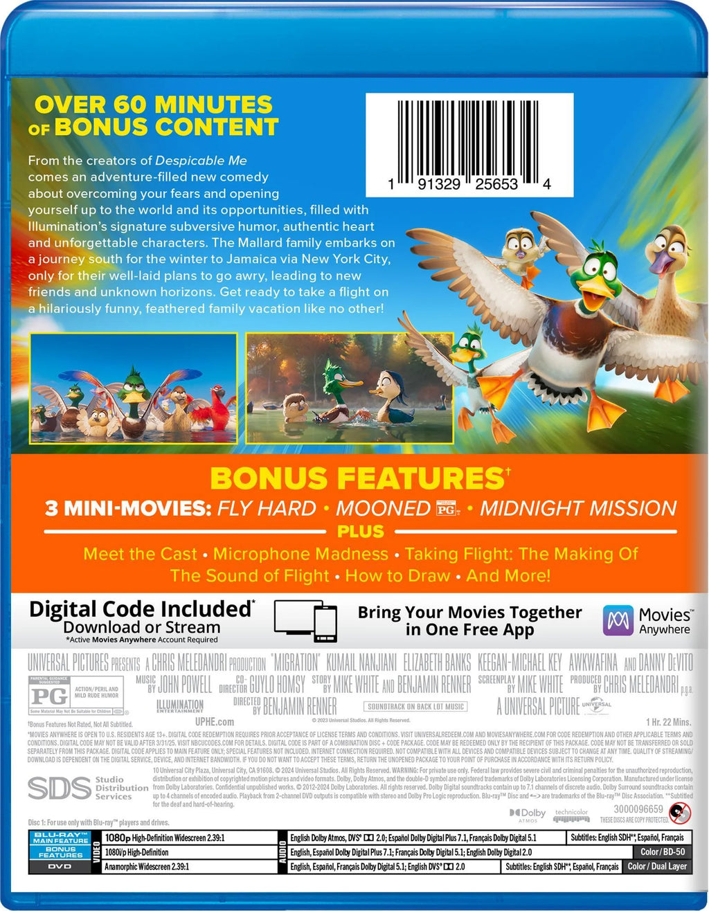 Migration Blu-ray + DVD + Digital Copy J730