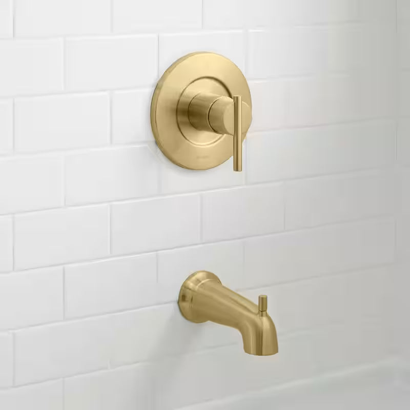 Single-Handle 1-Spray Tub and Shower Faucet 1.8 GPM Matte Gold T33494