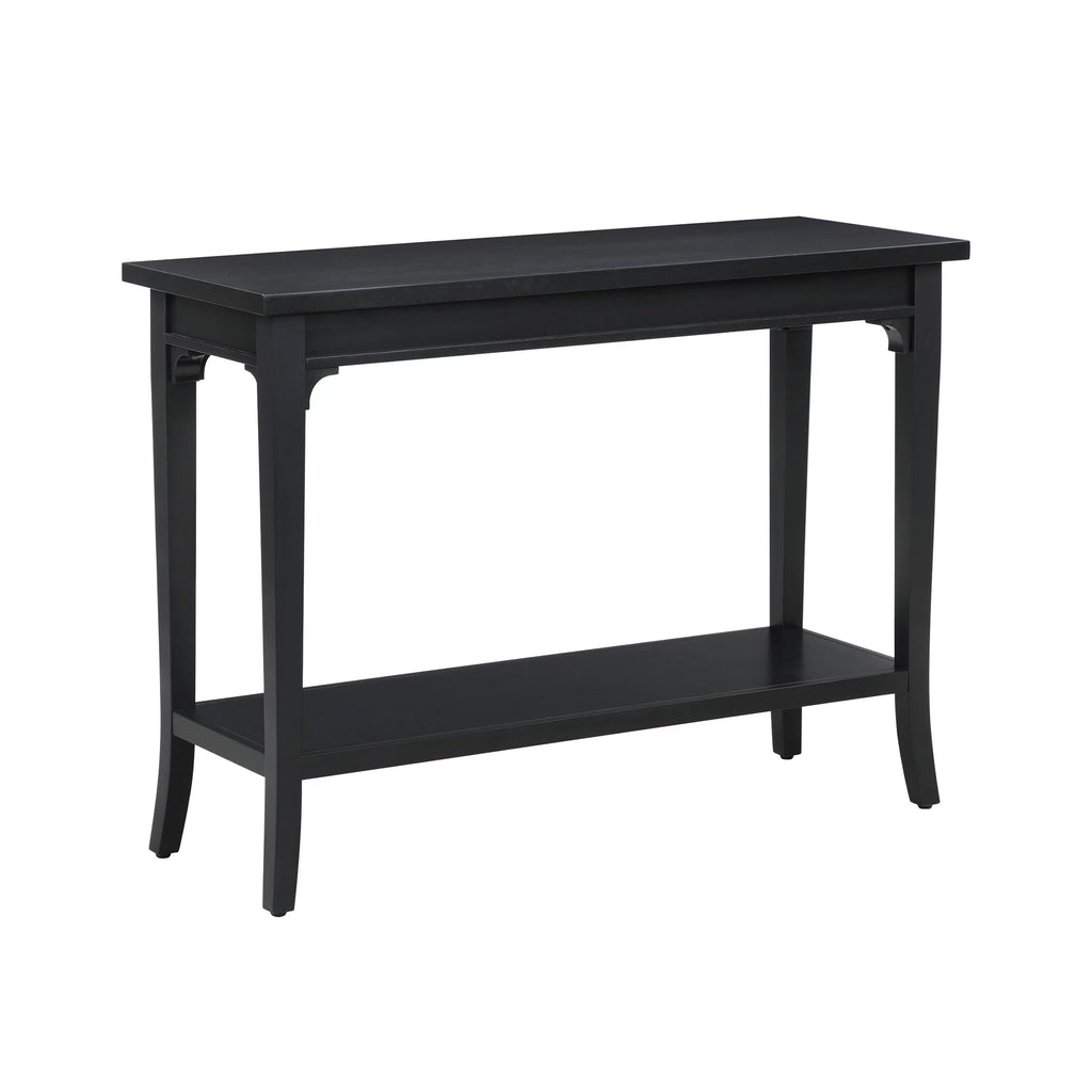 Console Table with Lower Shelf and Solid Wood Frame J410671