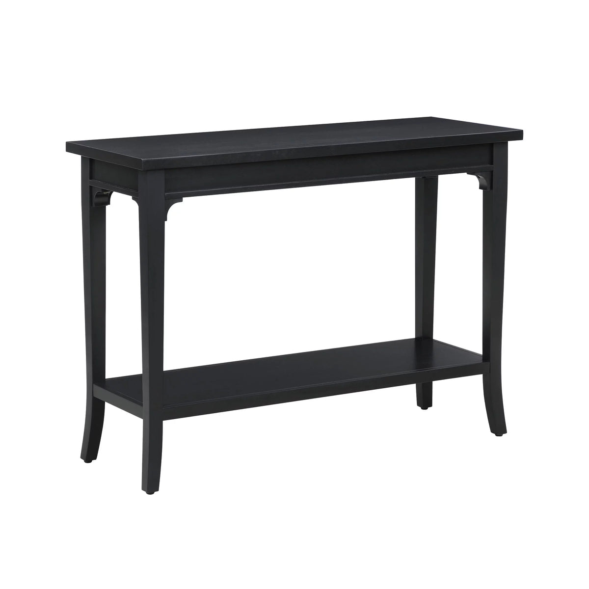 Console Table with Lower Shelf and Solid Wood Frame J410671