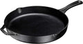 12'' Black Cast Iron Frying Pan B80733