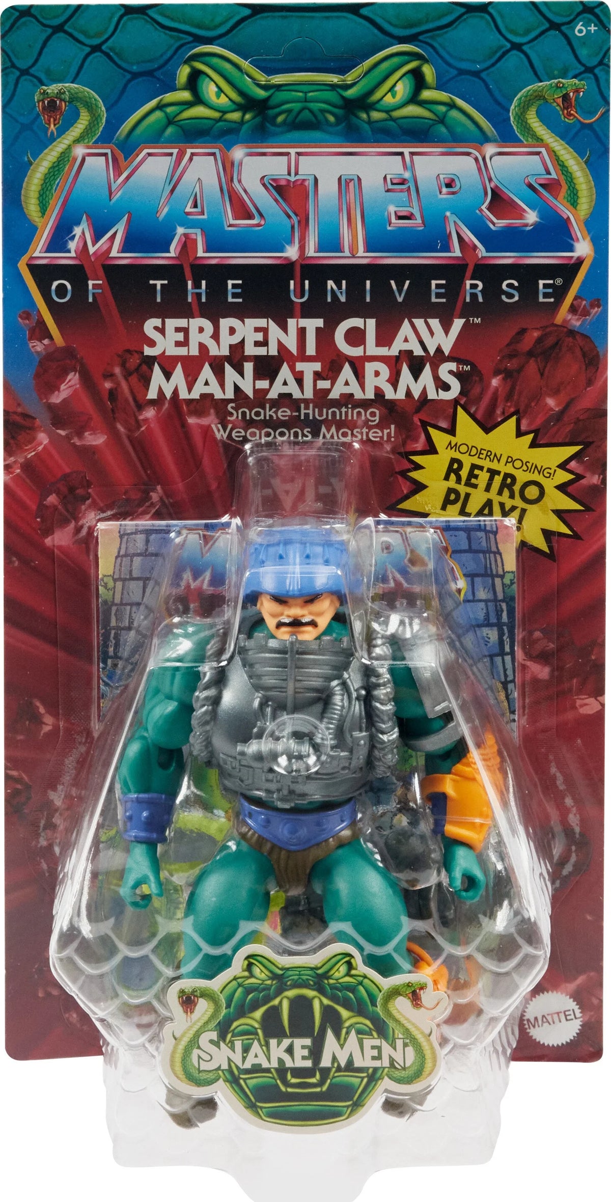 Serpent Claw Man-at-arms Action Figure & Accessory, Posable (5.5 inch) Z1264