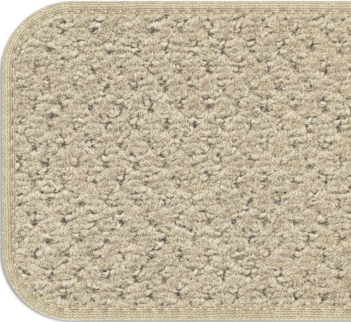 Set Of 15 Attachable Carpet Stair Treads And Matching Landing Rug U227