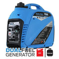 2200W Portable Dual Fuel Inverter Generator J72616