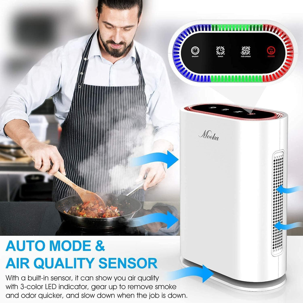 True HEPA+ Air Purifier with Auto Mode and Air Quality Sensor E7853