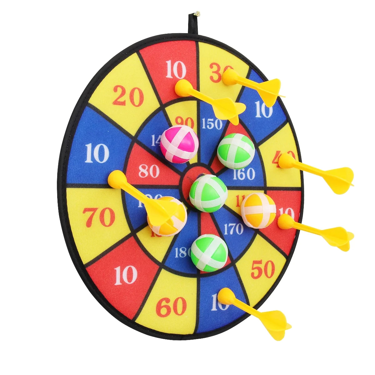 Flocking Dart Board with 4pcs Darts Dartboard Set K831568