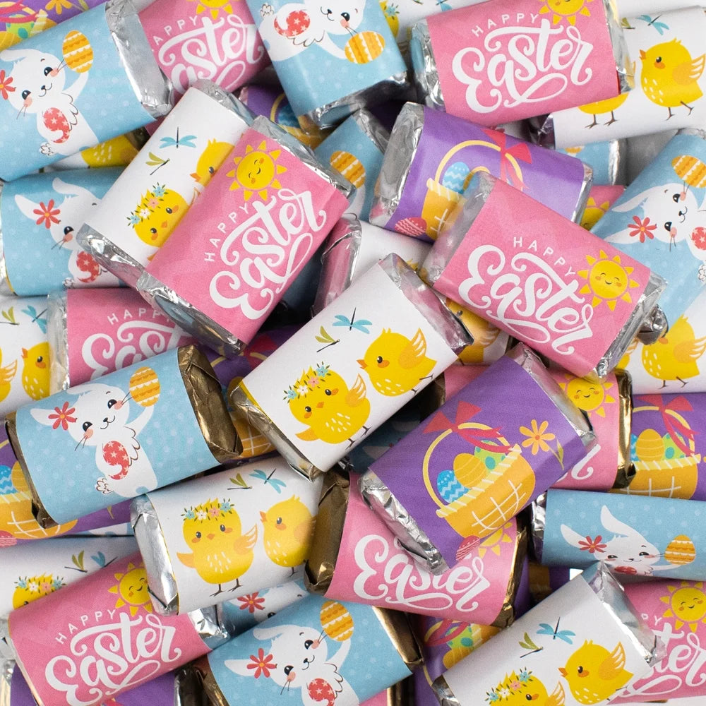 164 Pcs Easter Candy Favors Miniatures Chocolate E654
