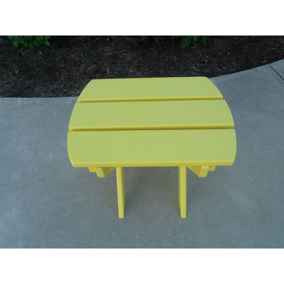 Lime Green Recycled Poly Lumber Folding End Table G378