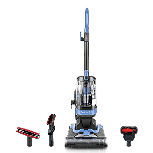 Bagless Upright Vacuum with 4 Height Adjustment, Blue W405