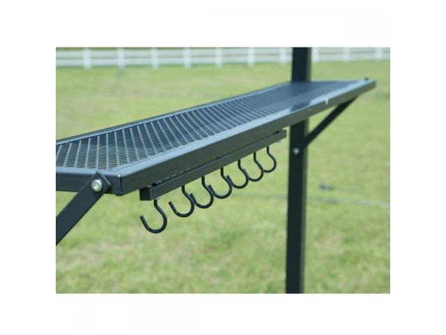 Brown BBQ Grill Gazebo Barbecue Canopy Tent with Air Vent L42303