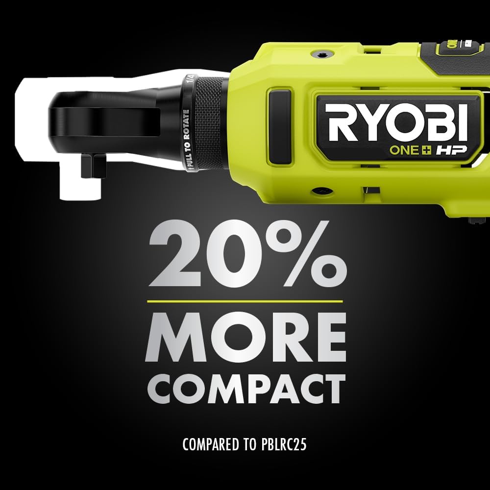 18V 1/4" Brushless Cordless Compact Electric Ratchet Kit with 2.0Ah Lithium Battery and Charger Q150