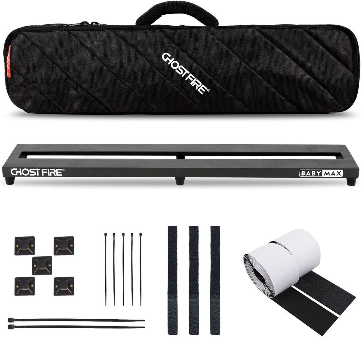 Aluminum Alloy Effect Pedalboard with Carry Case G5885