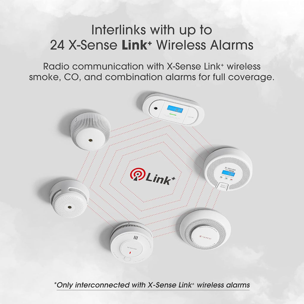 Wireless Interconnected Carbon Monoxide Detector, Pack of 2 H801