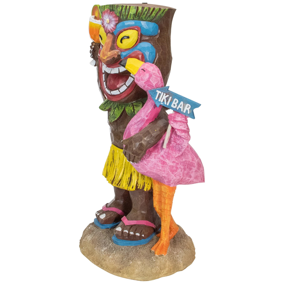 16" Solar Lighted Outdoor Garden Statue F534