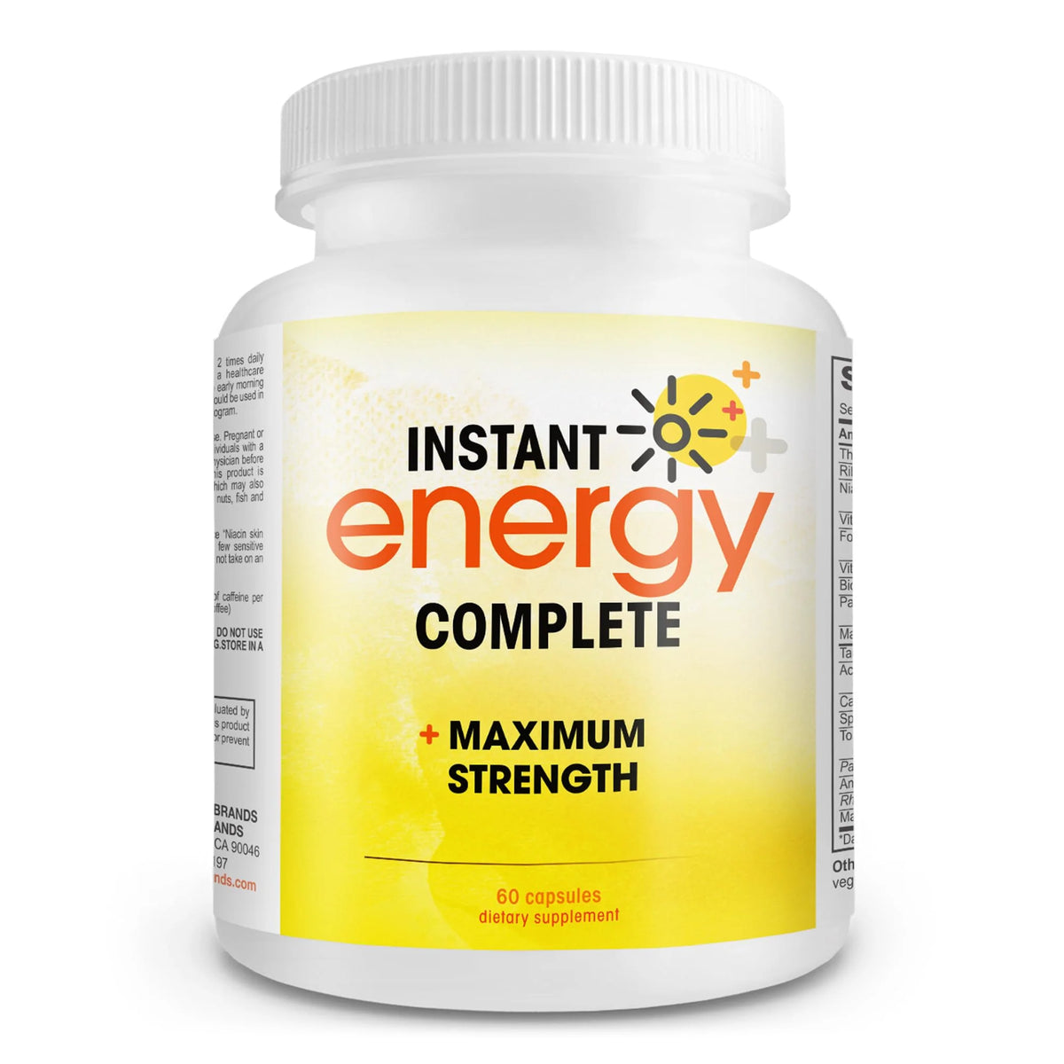 Vegan Energy and Focus Supplement 60 Capsules M7112